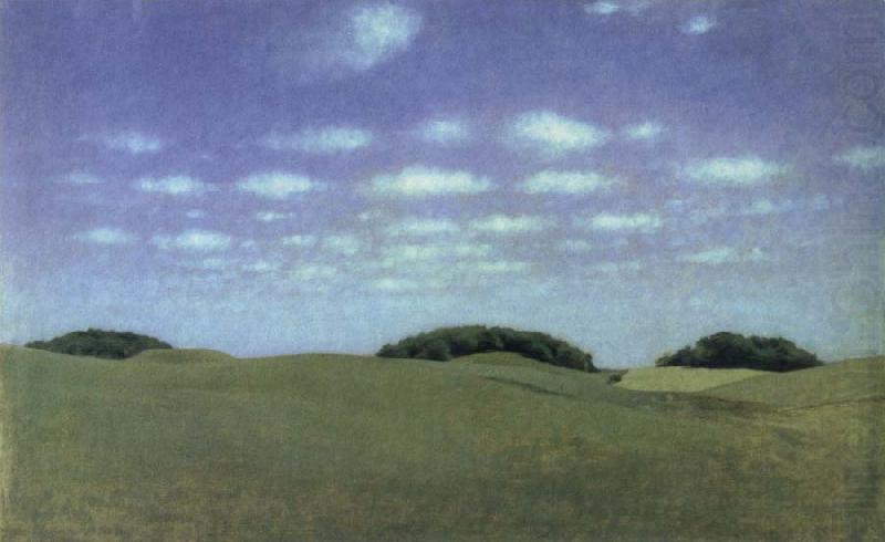 Vilhelm Hammershoi landscape from lejre china oil painting image